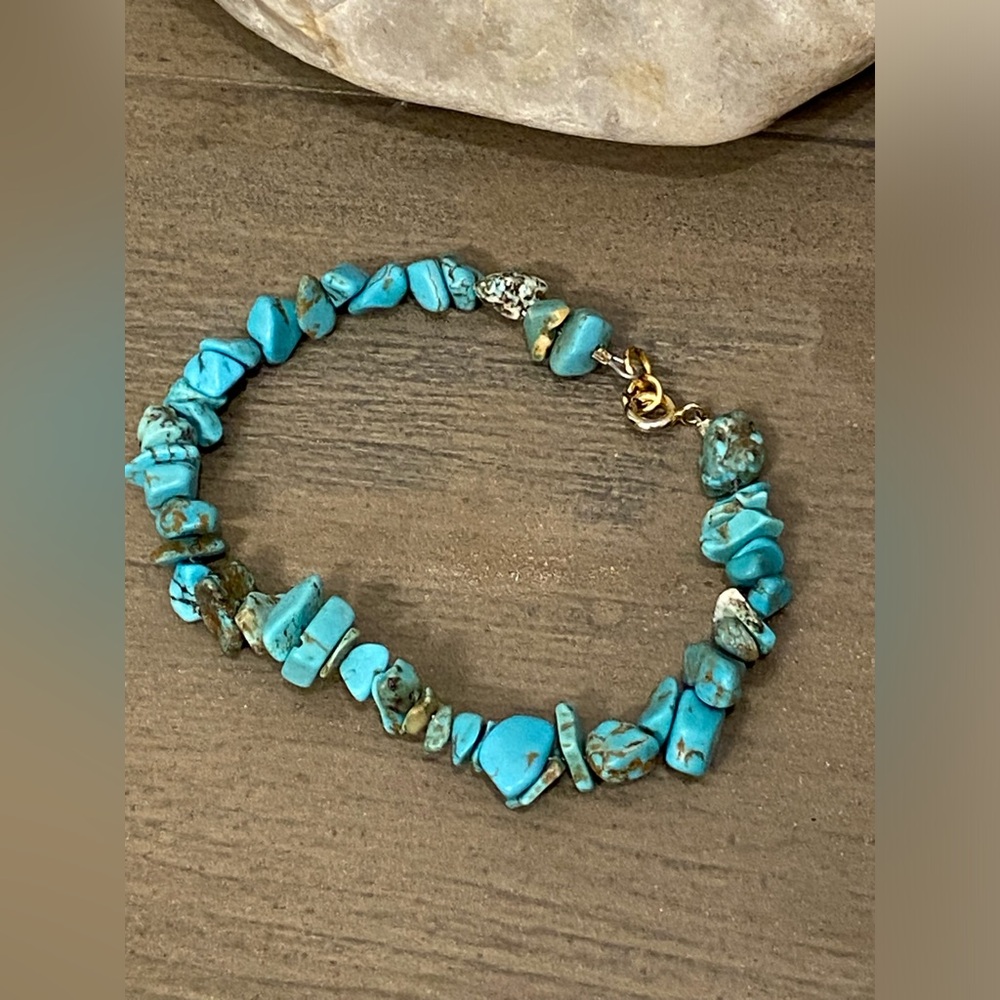 Handmade turquoise bracelet